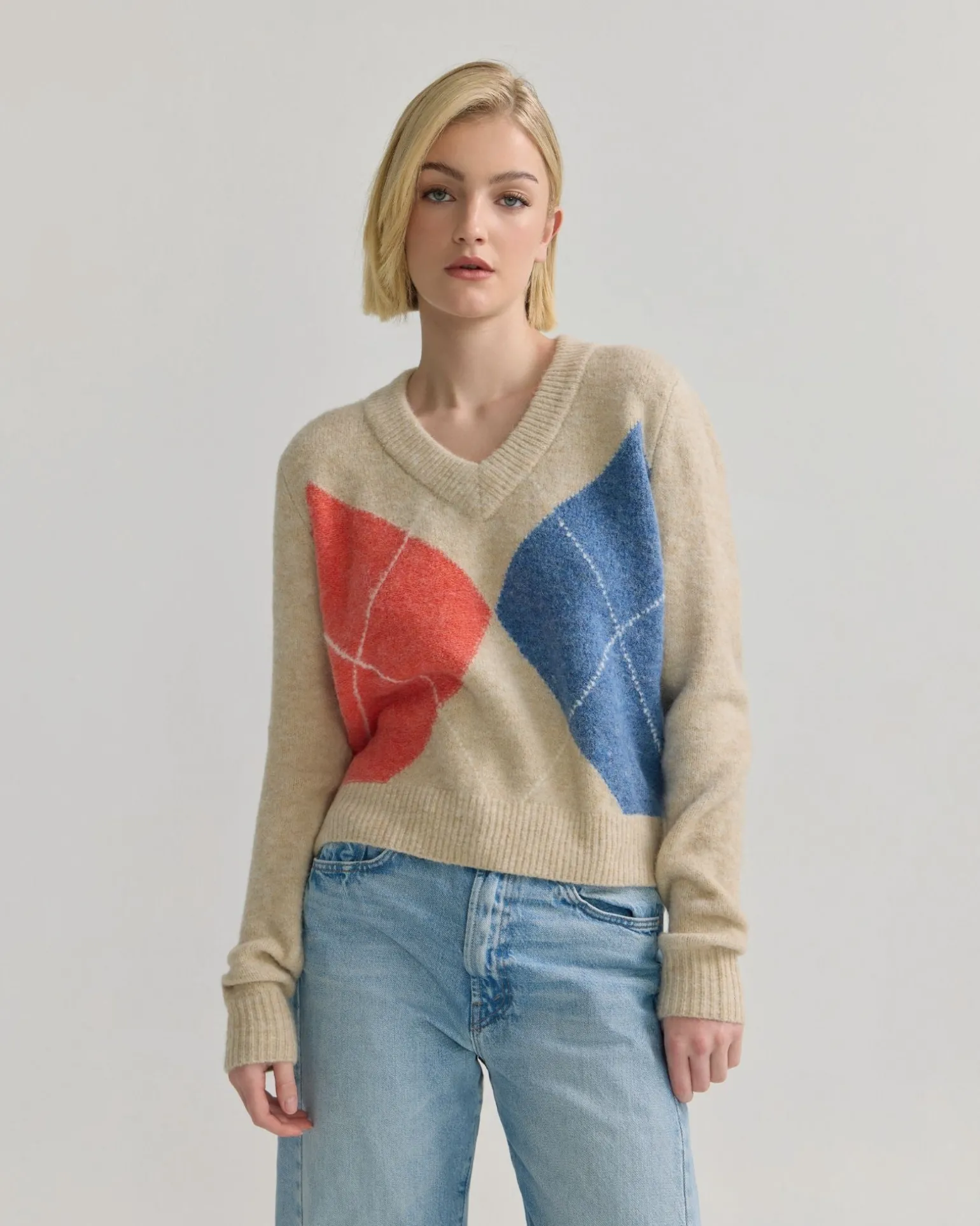 Chelsea Argyle Knit