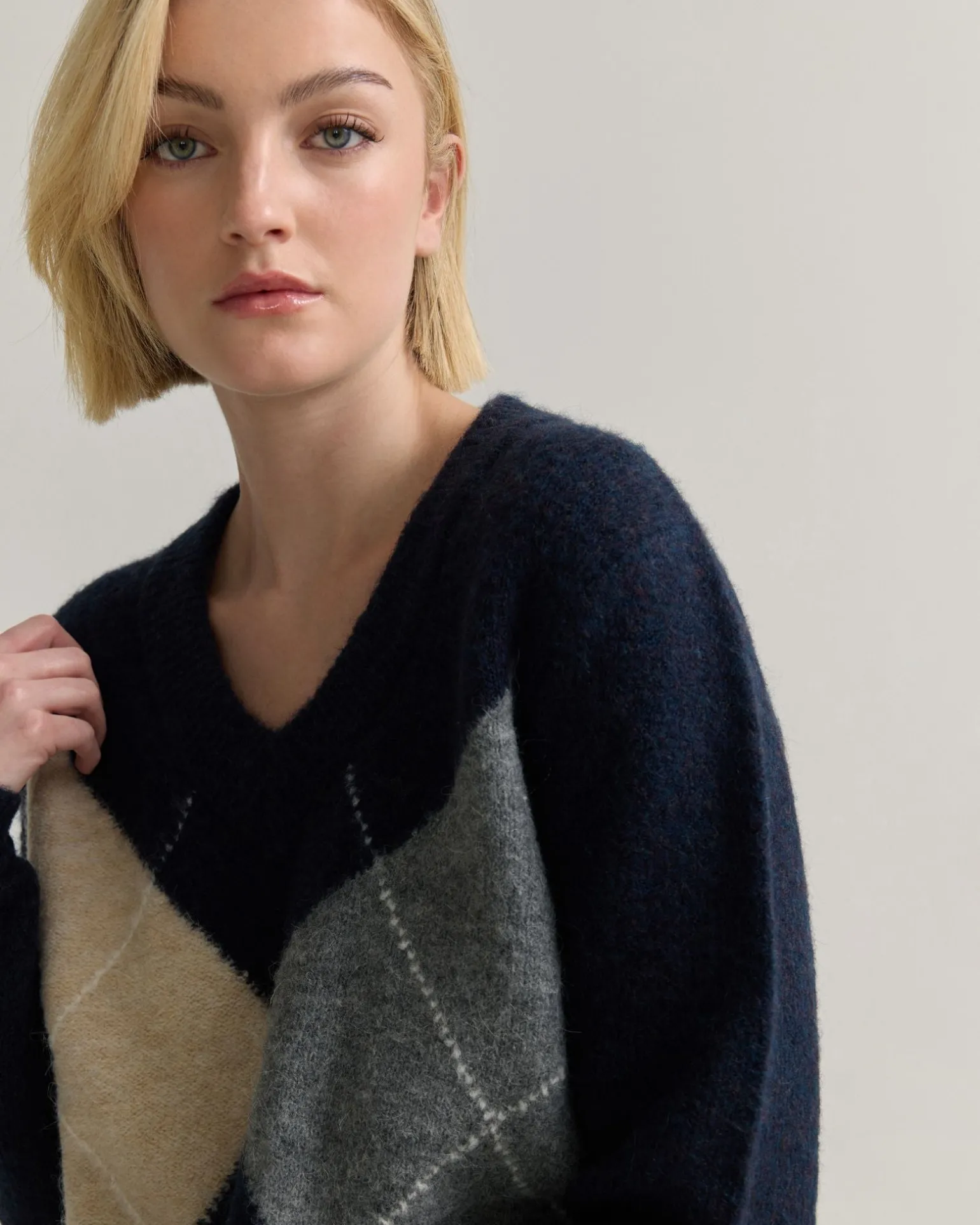 Chelsea Argyle Knit