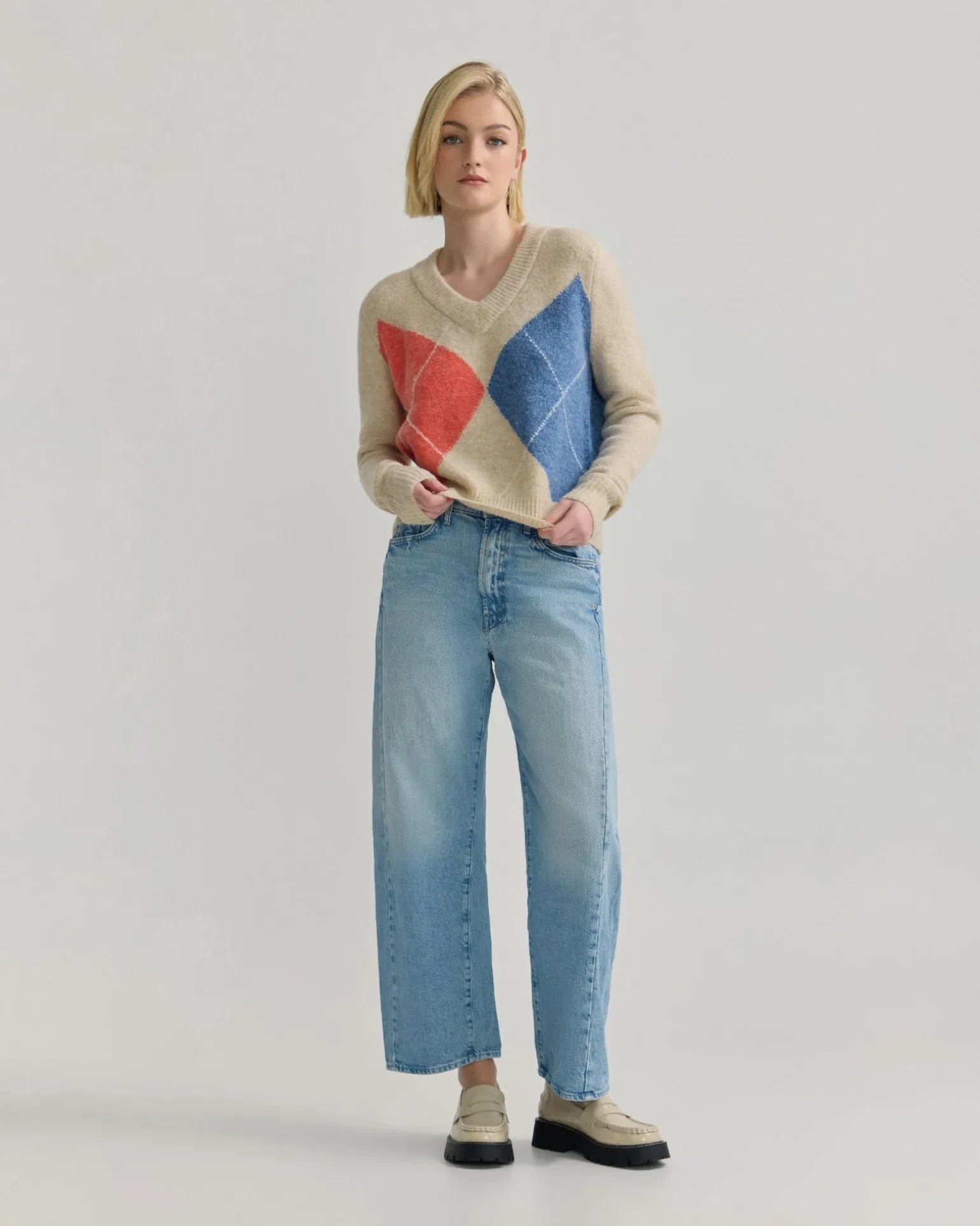 Chelsea Argyle Knit