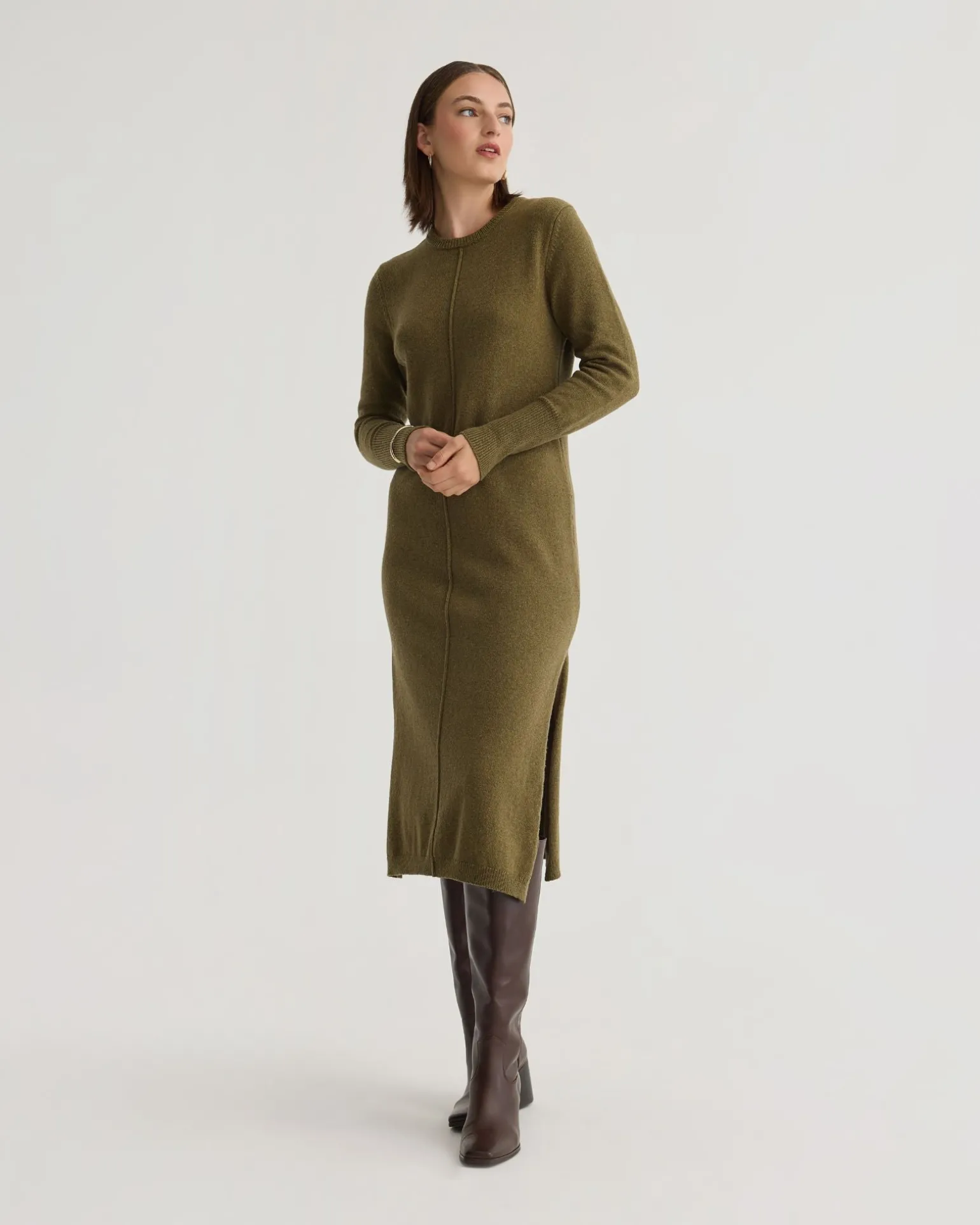 Chrissy Knitted Sweater Dress