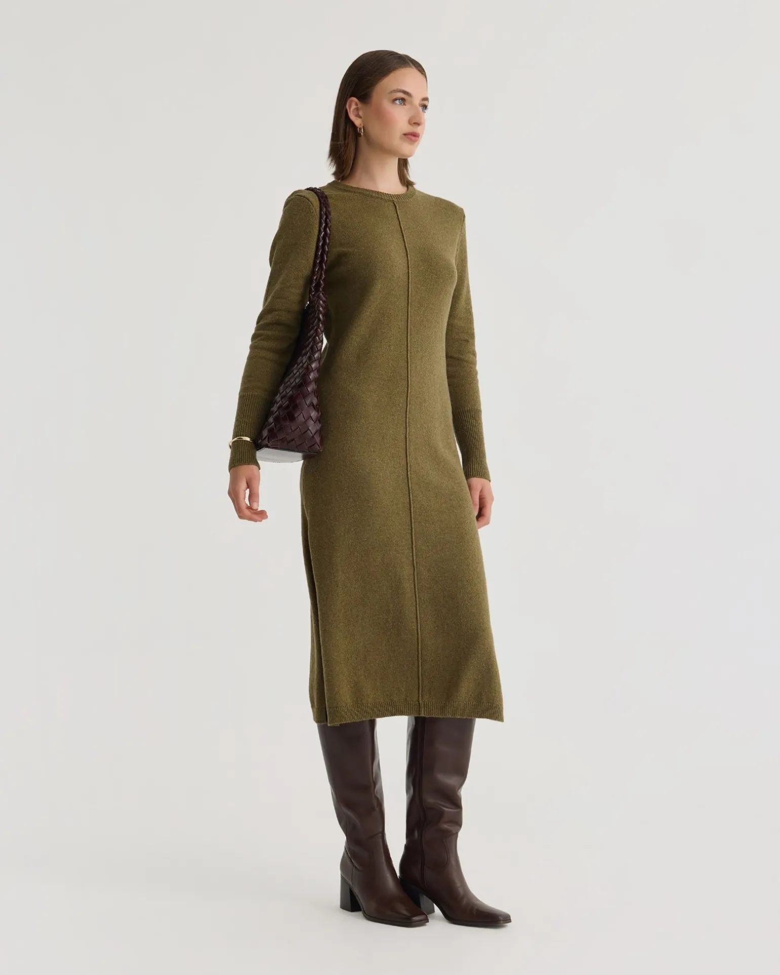 Chrissy Knitted Sweater Dress