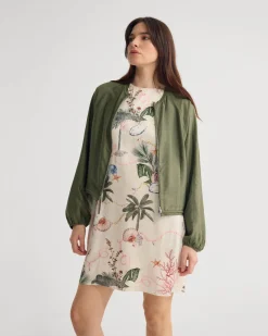 Cindy Unlined Bomber Jacket