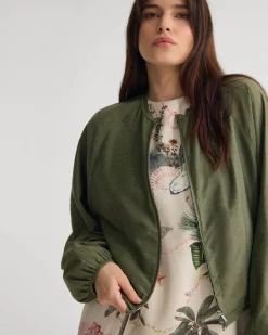 Cindy Unlined Bomber Jacket