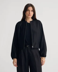 Cindy Unlined Bomber Jacket