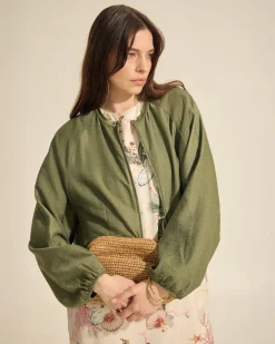 Cindy Unlined Bomber Jacket