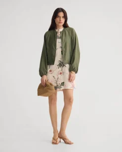 Cindy Unlined Bomber Jacket