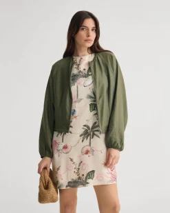 Cindy Unlined Bomber Jacket