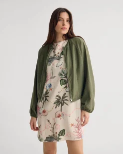 Cindy Unlined Bomber Jacket