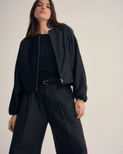Cindy Unlined Bomber Jacket