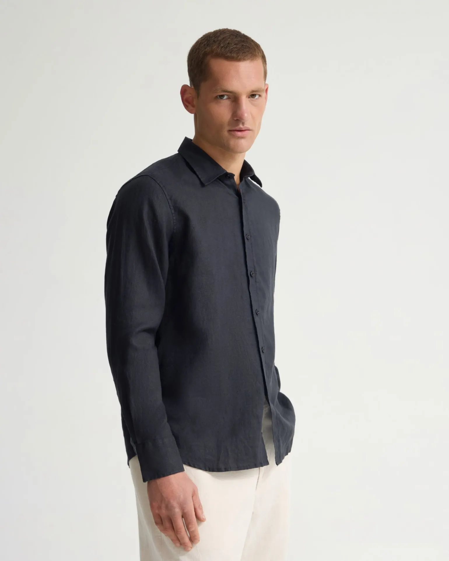Cooper French Linen Long Sleeve Shirt
