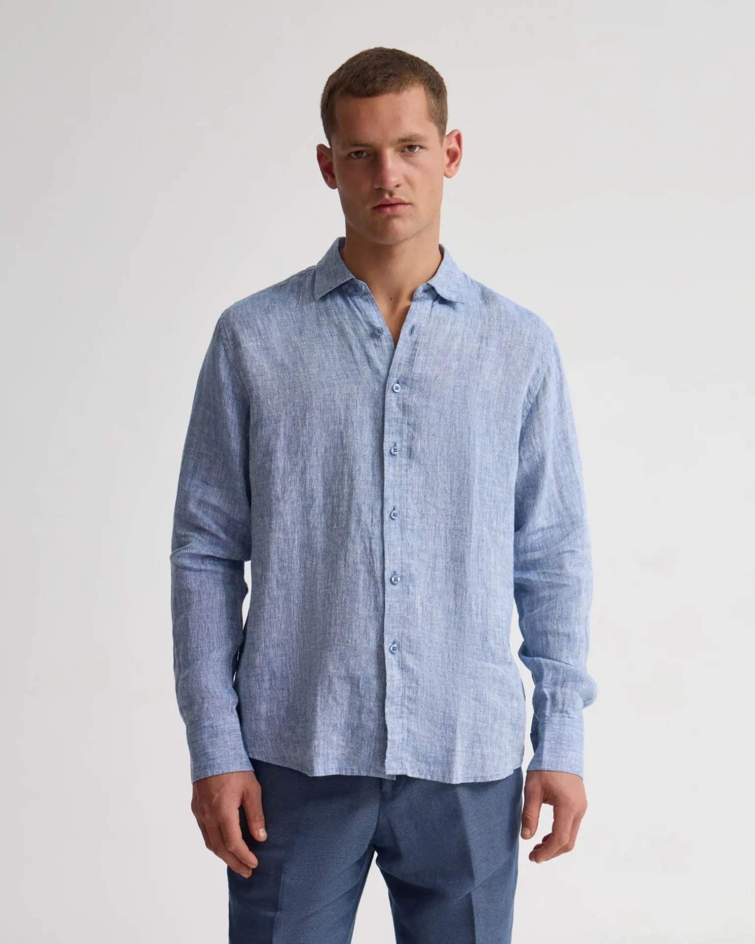 Cooper French Linen Long Sleeve Shirt