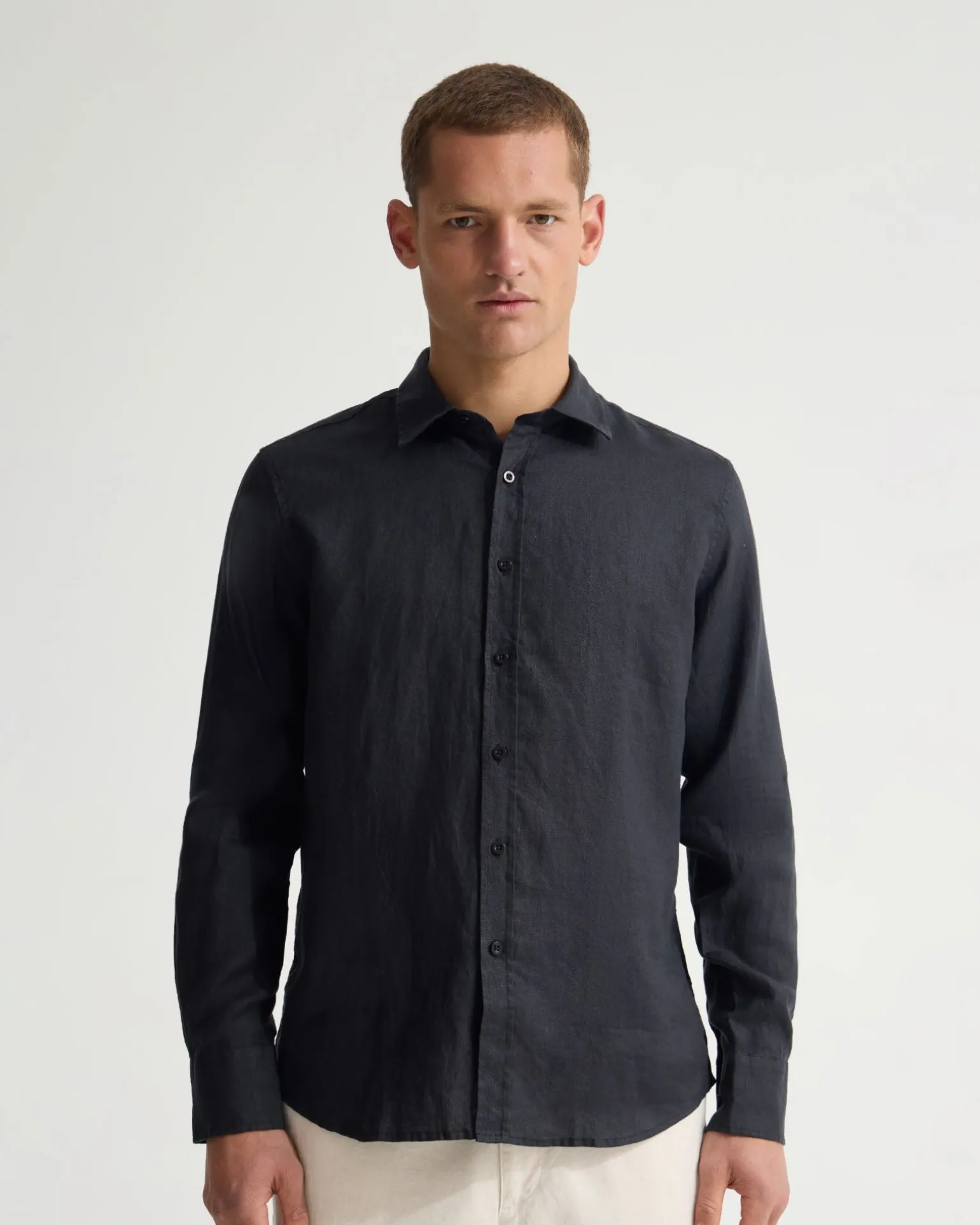 Cooper French Linen Long Sleeve Shirt