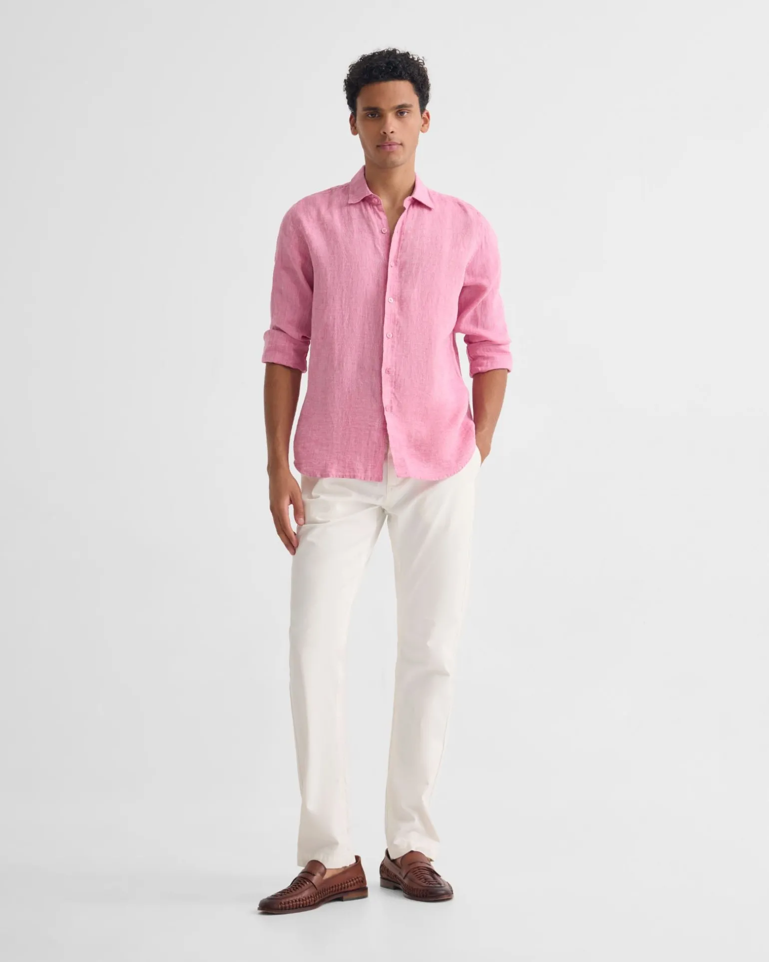 Cooper French Linen Long Sleeve Shirt