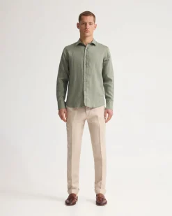 Cooper French Linen Long Sleeve Shirt
