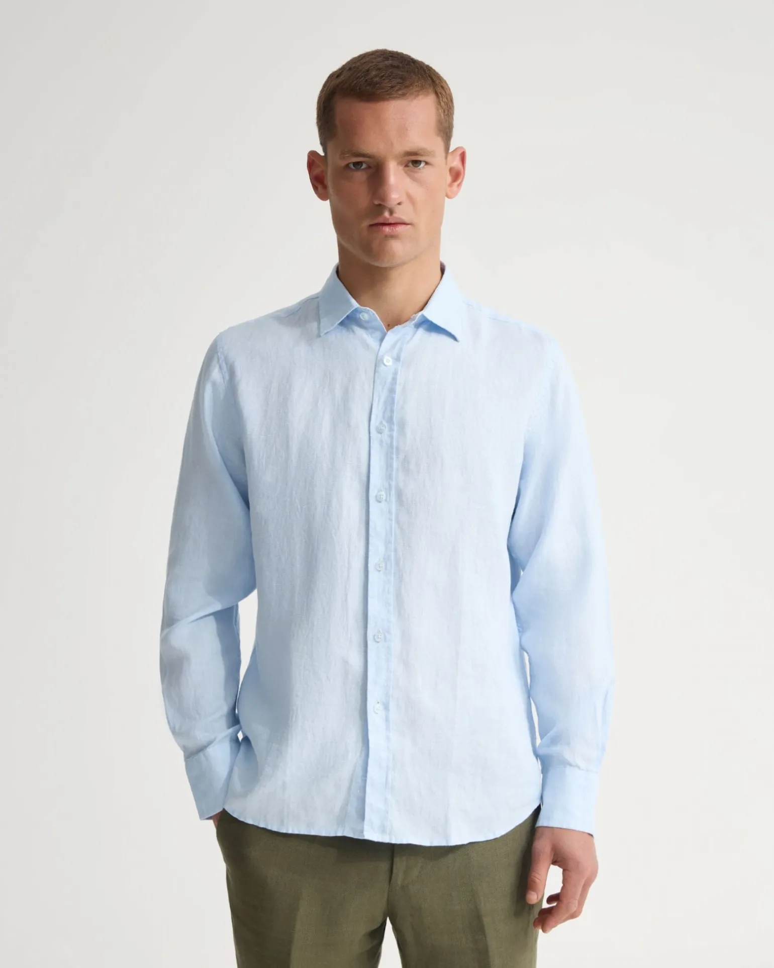 Cooper French Linen Long Sleeve Shirt