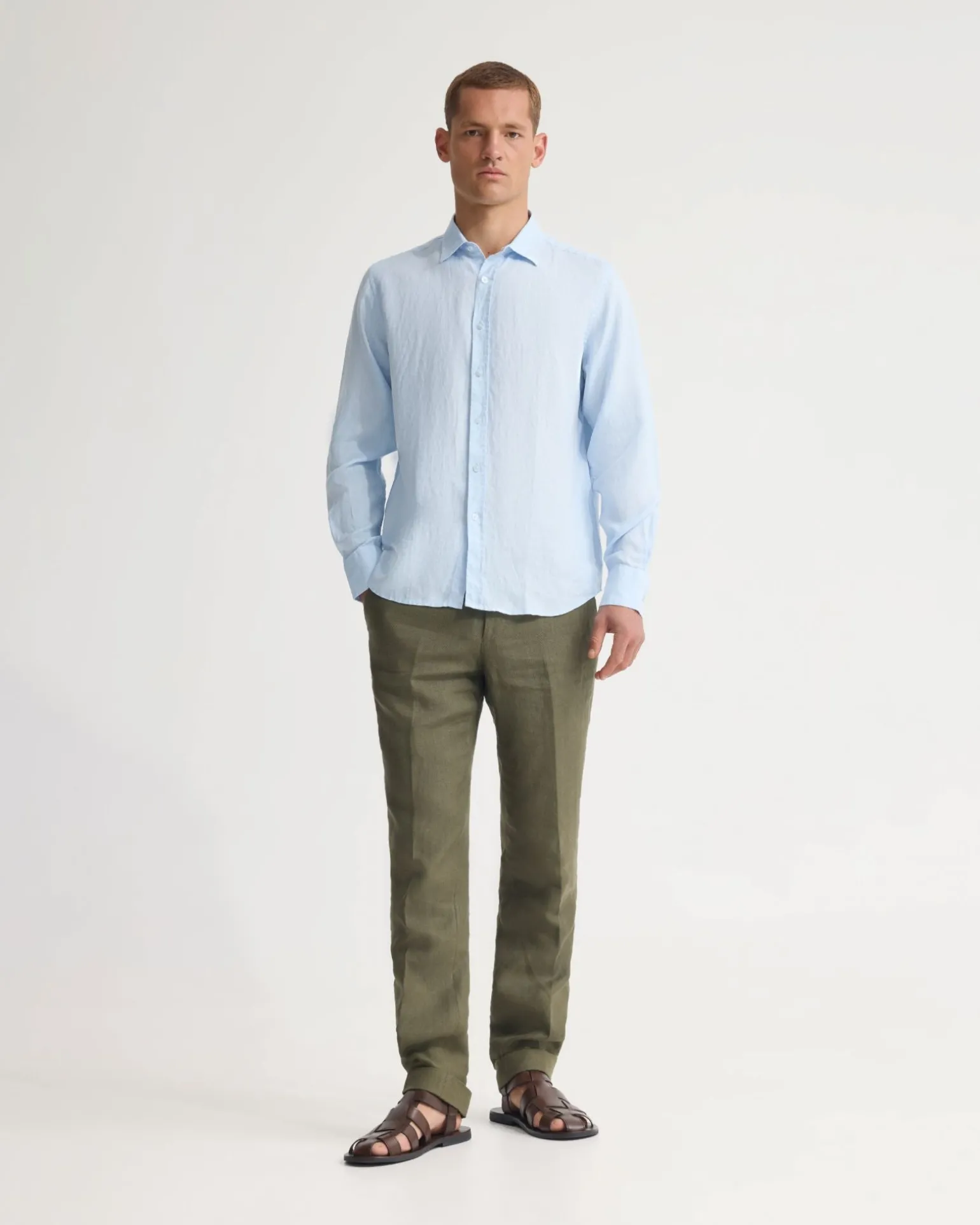 Cooper French Linen Long Sleeve Shirt