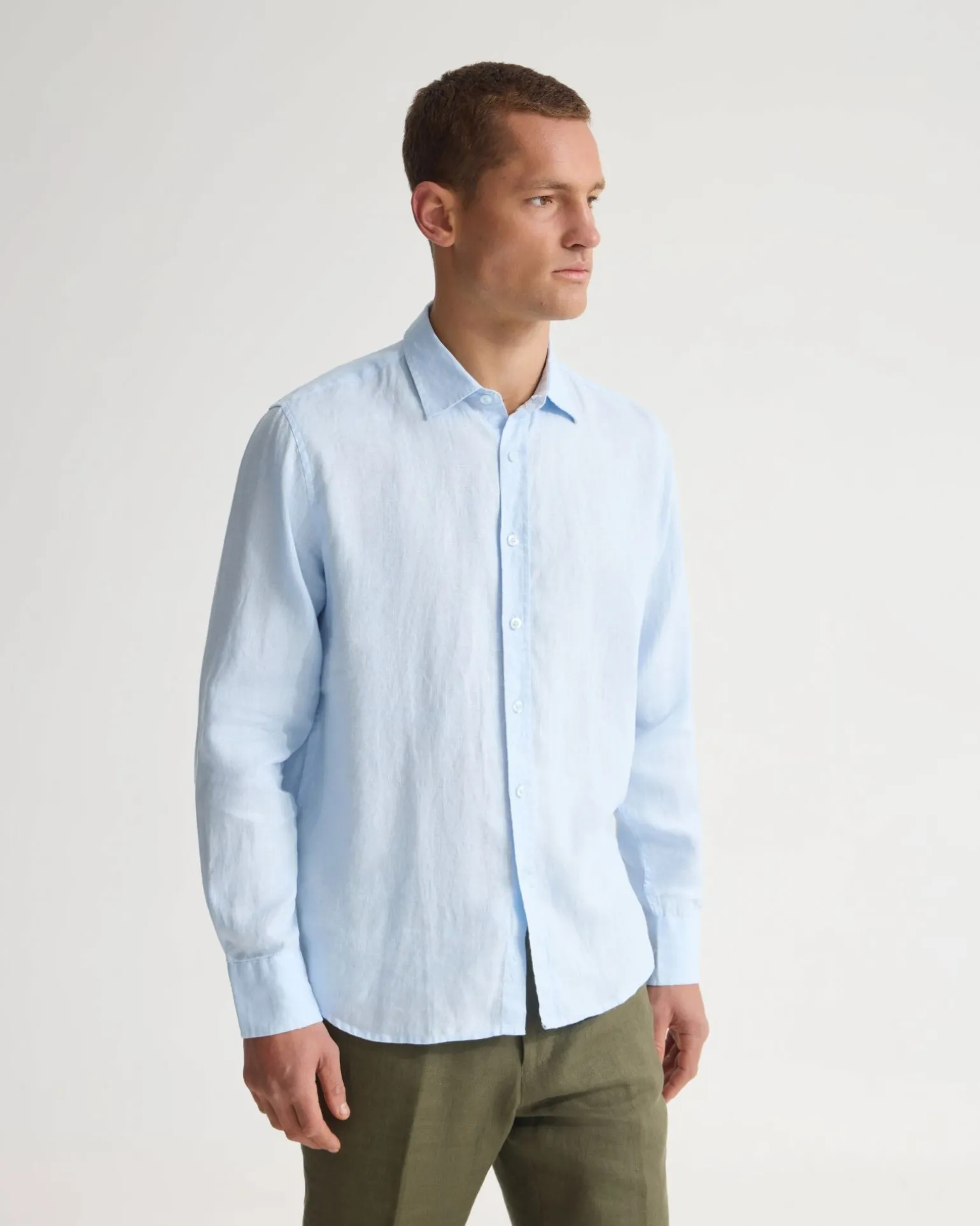 Cooper French Linen Long Sleeve Shirt