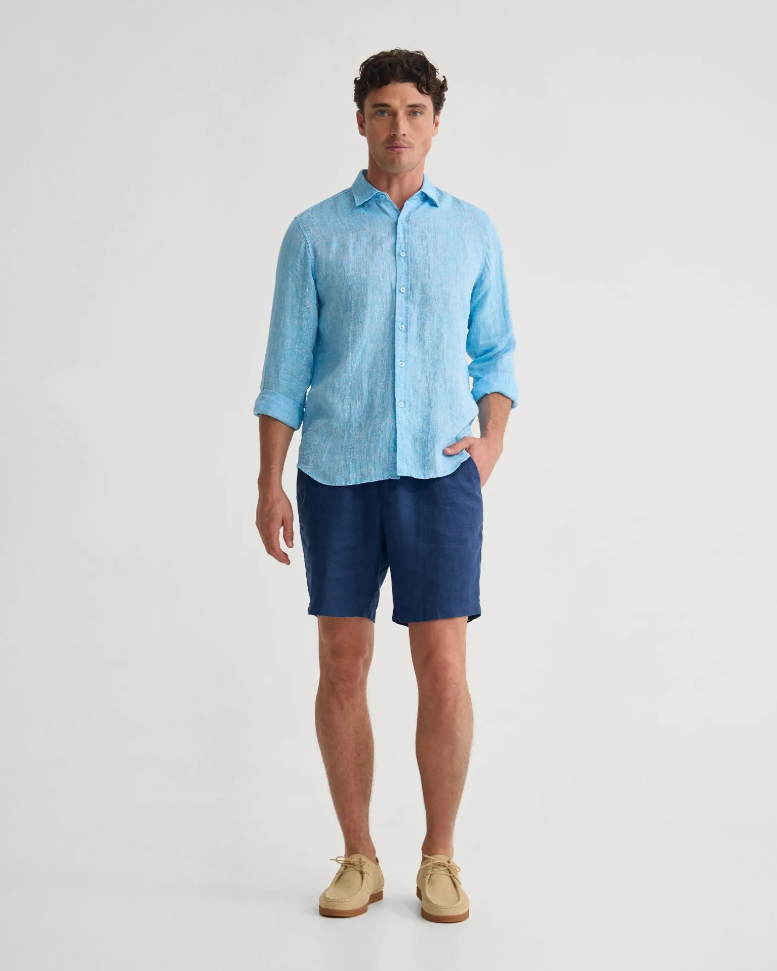 Cooper French Linen Long Sleeve Shirt