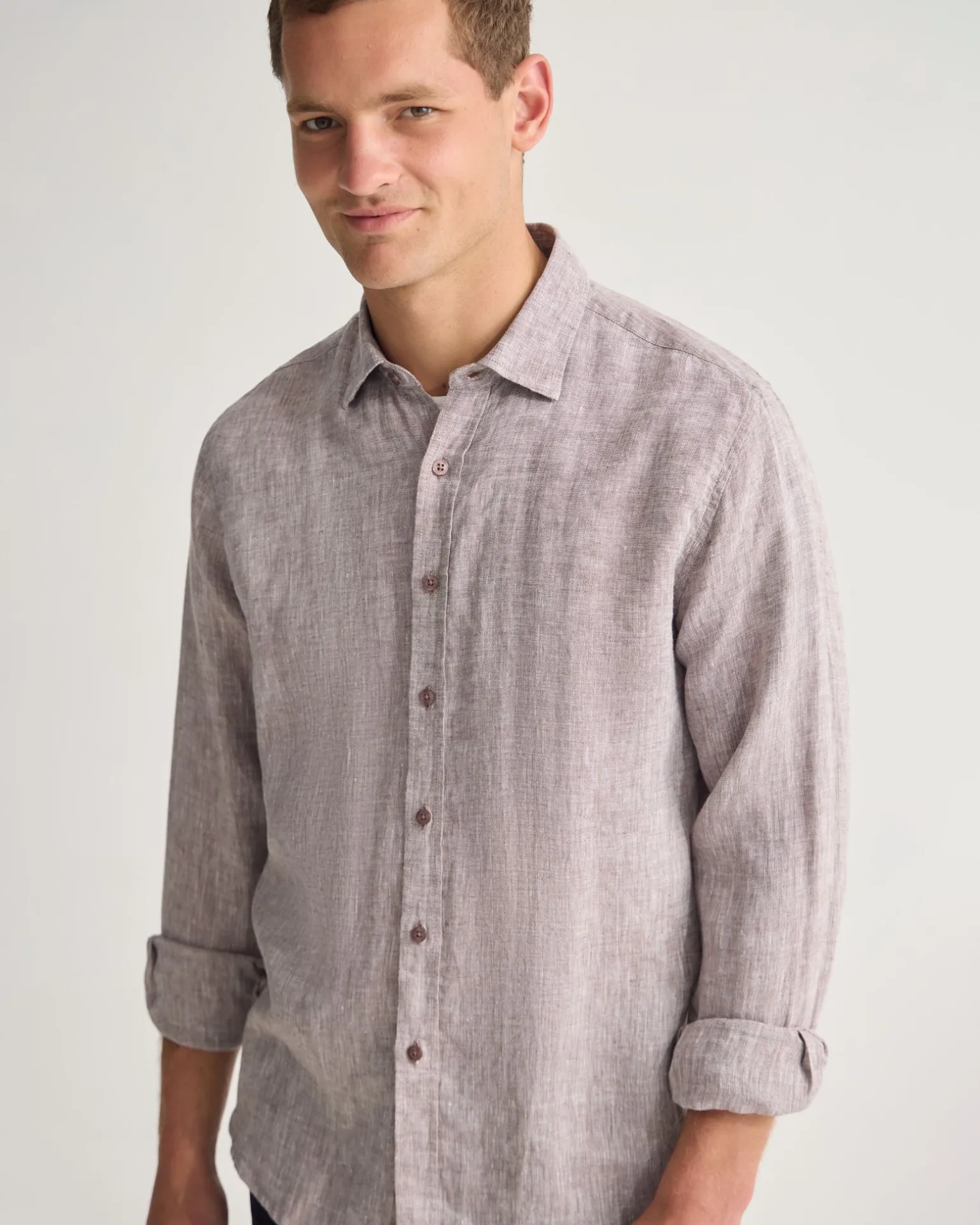 Cooper French Linen Long Sleeve Shirt