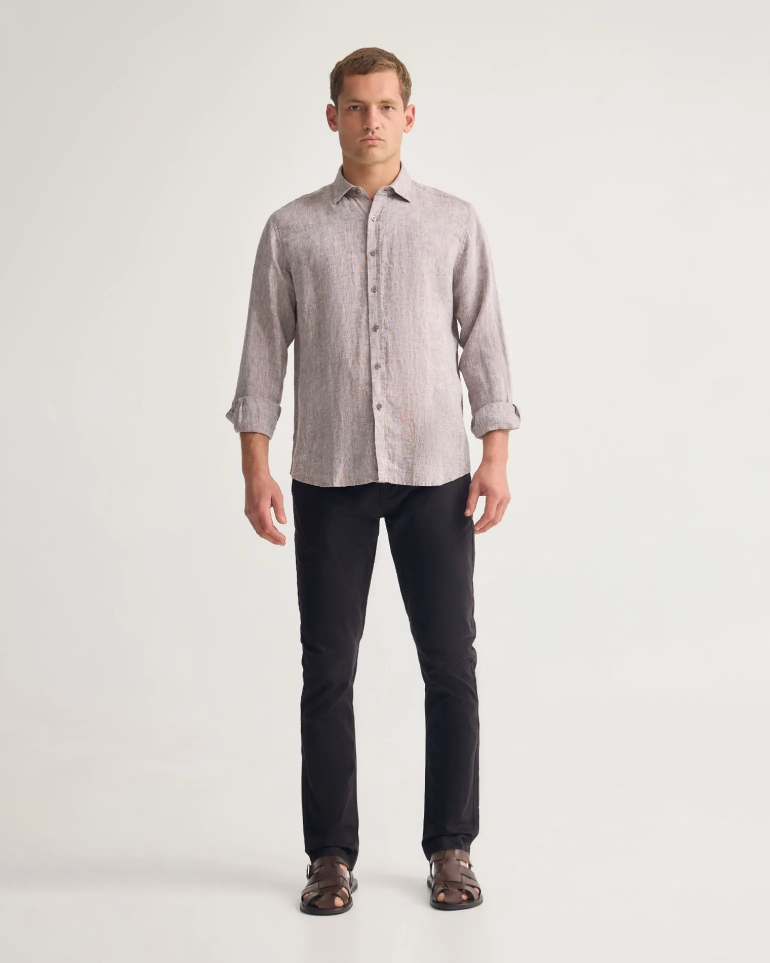Cooper French Linen Long Sleeve Shirt
