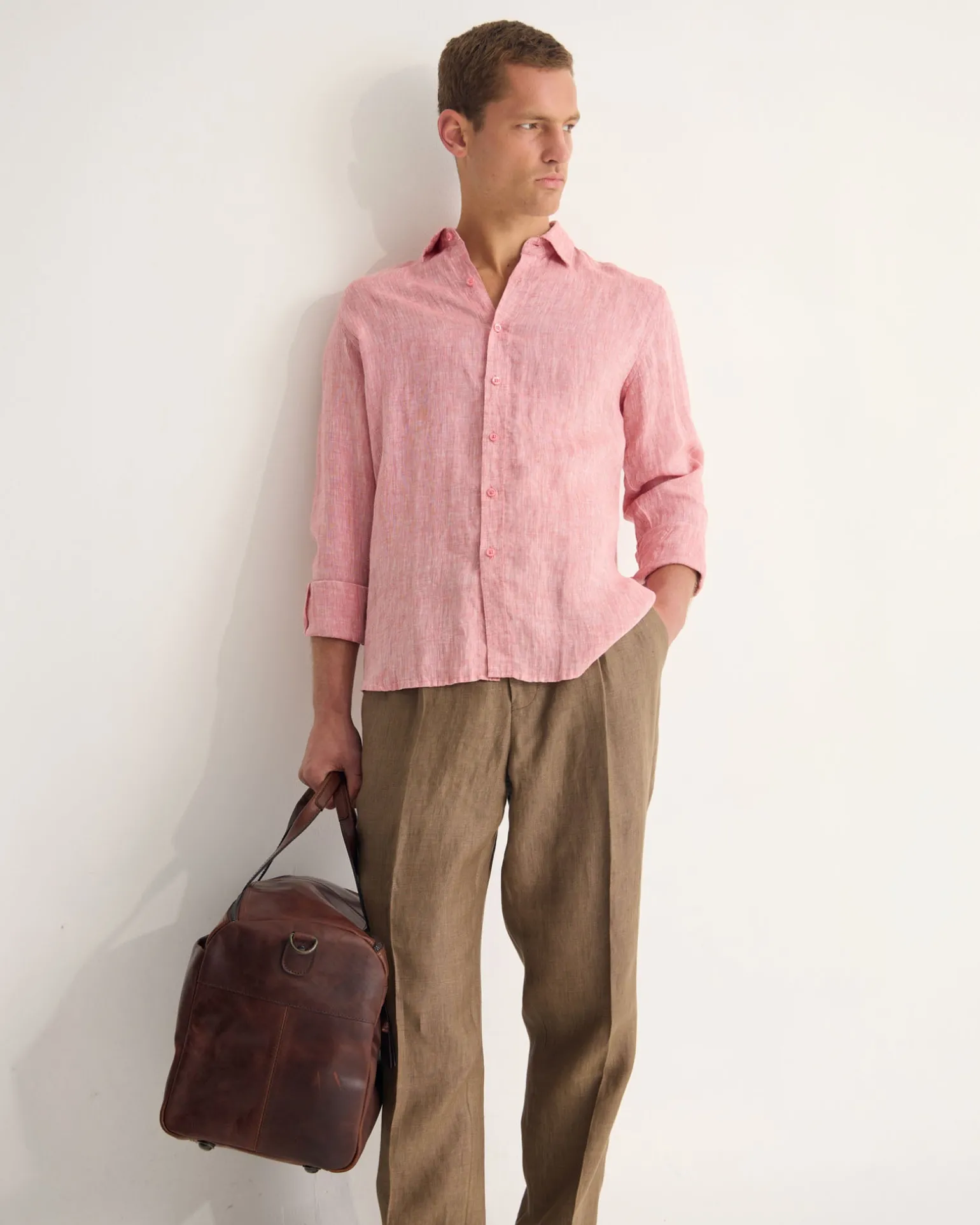 Cooper French Linen Long Sleeve Shirt