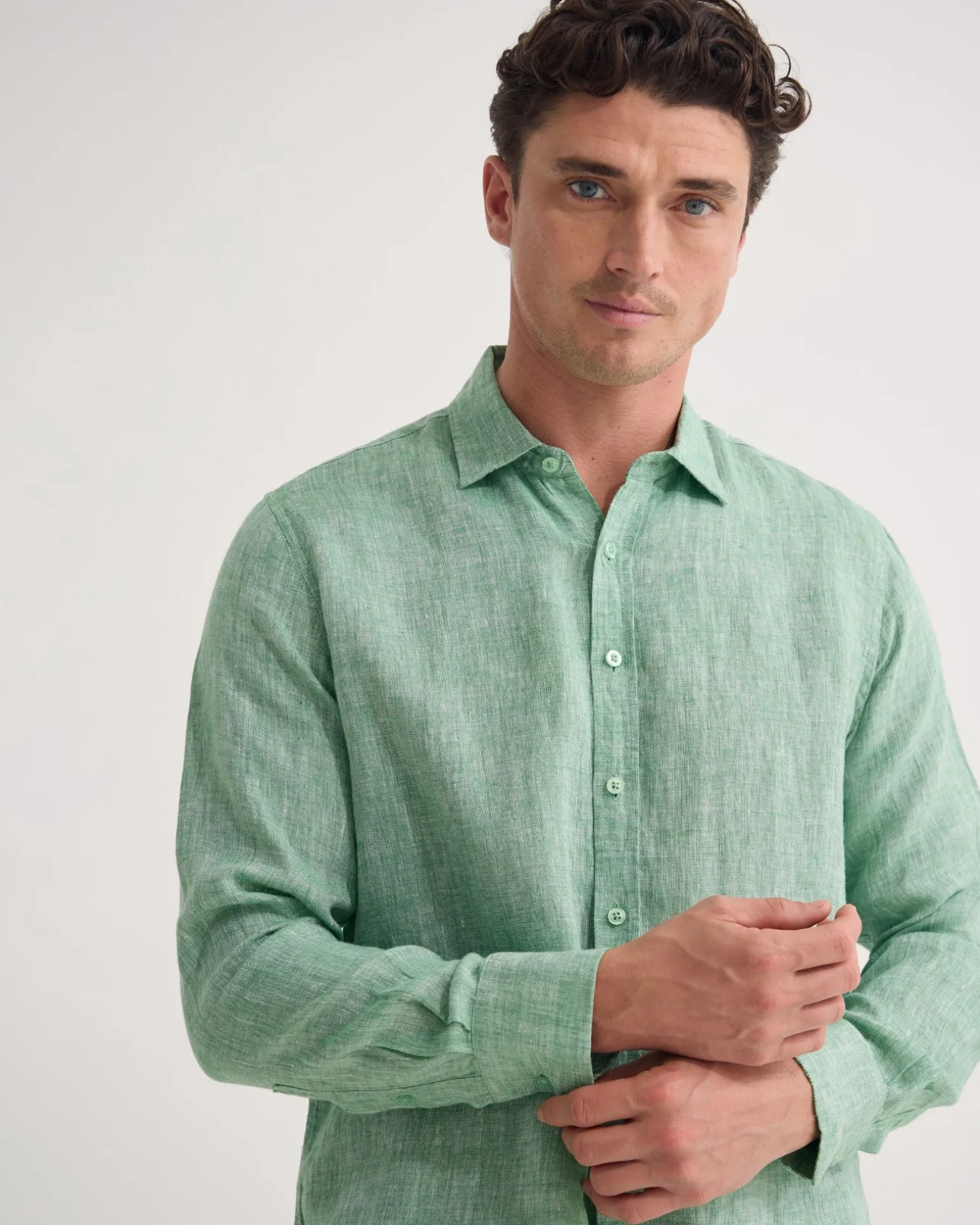 Cooper French Linen Long Sleeve Shirt