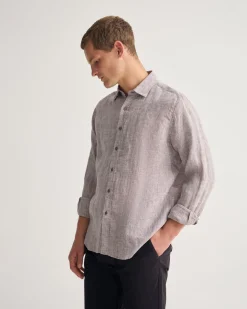 Cooper French Linen Long Sleeve Shirt