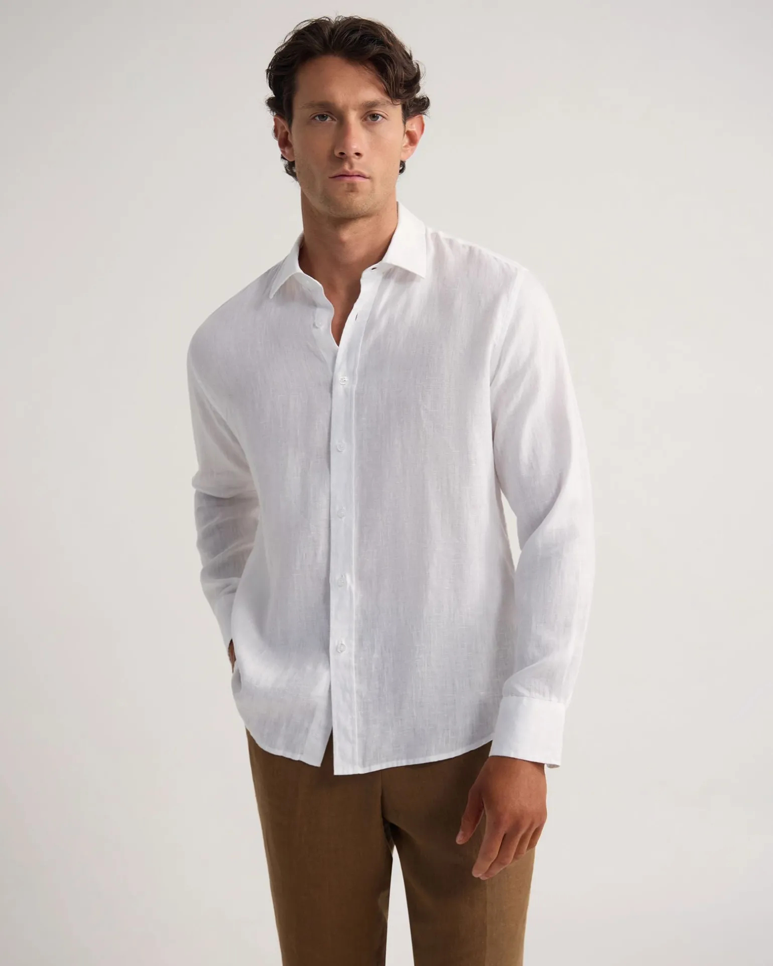Cooper Ls French Linen Shirt
