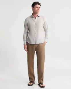 Cooper Ls French Linen Shirt