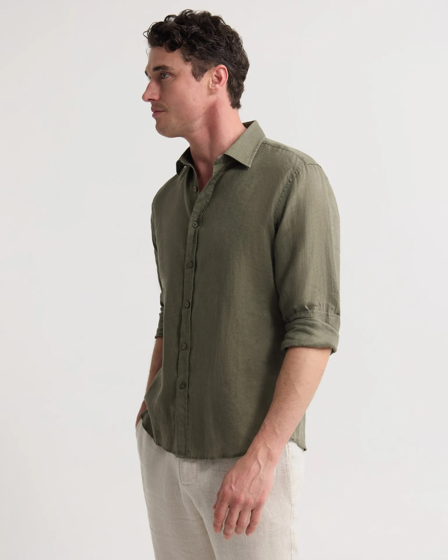 Cooper Ls French Linen Shirt