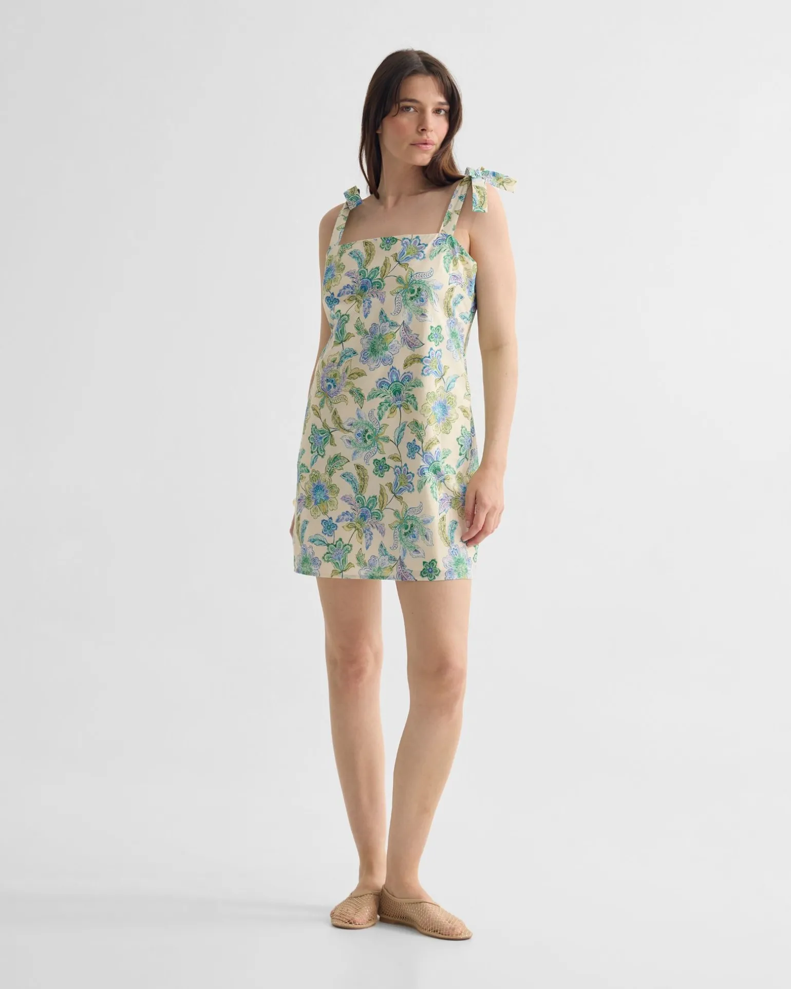 Corfu Chintz Mini Floral Dress