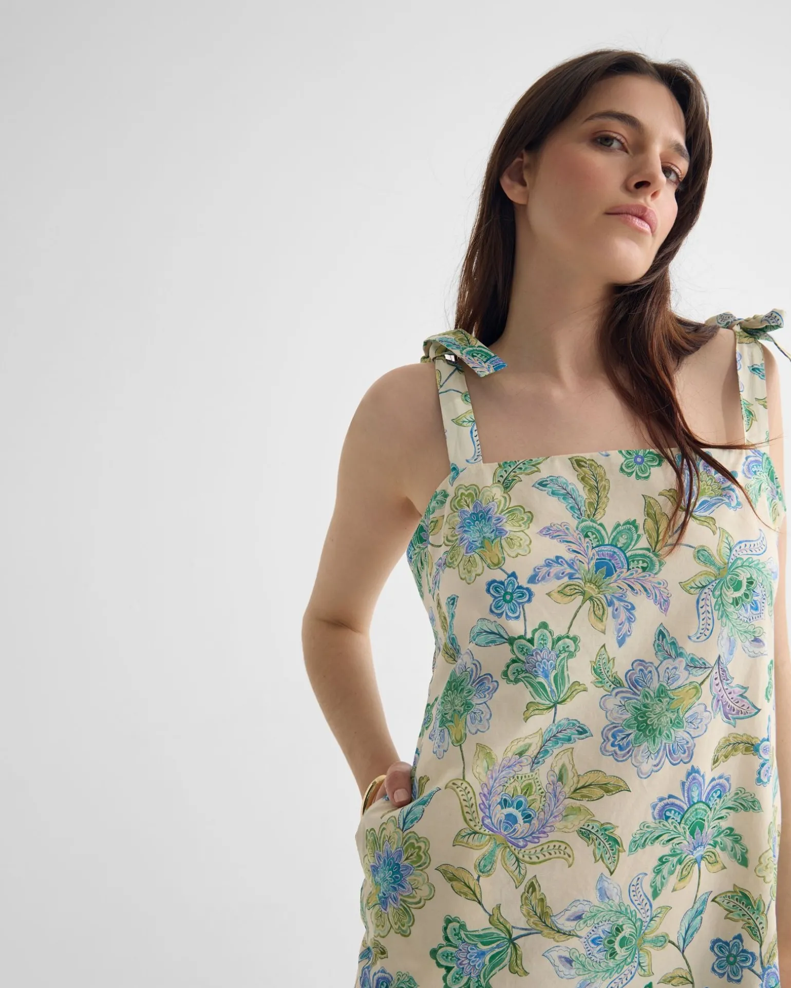 Corfu Chintz Mini Floral Dress