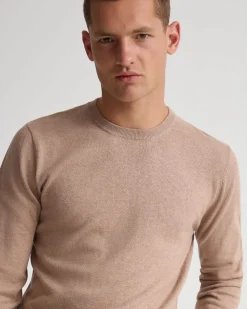 Cotton Cashmere Crew Neck Knit