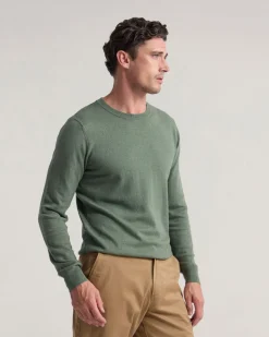 Cotton Cashmere Crew Neck Knit