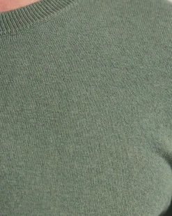 Cotton Cashmere Crew Neck Knit