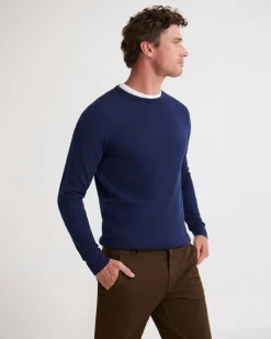 Crew Neck Pure Merino Wool Pullover