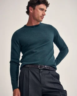 Crew Neck Pure Merino Wool Pullover