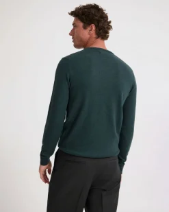 Crew Neck Pure Merino Wool Pullover