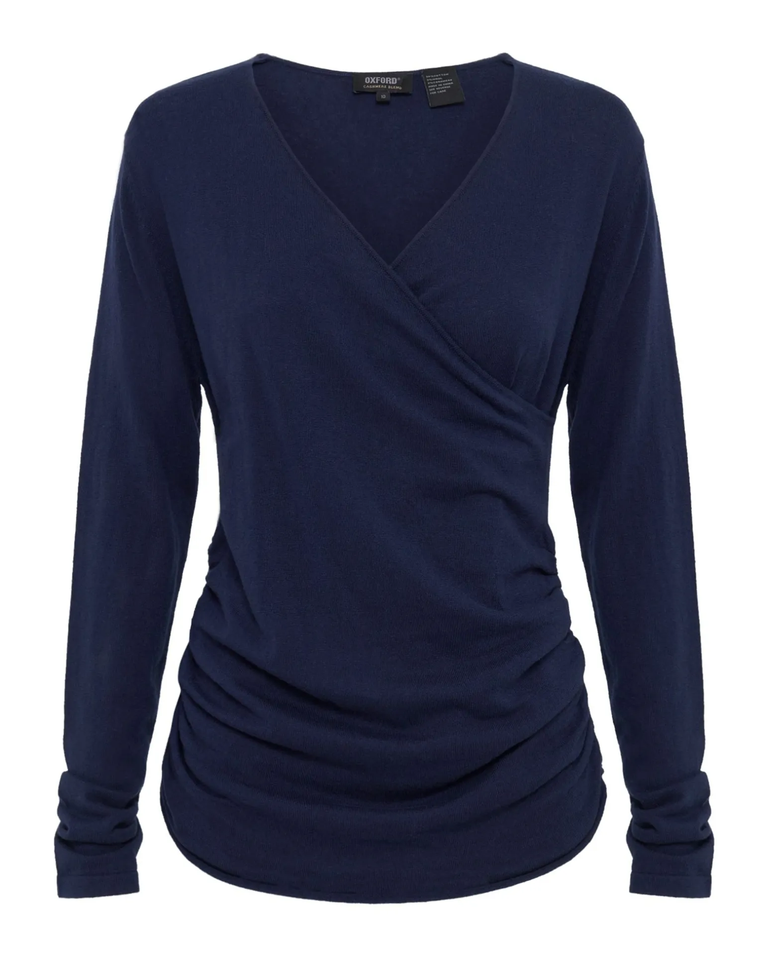 Daria Wrap Front Knitted Top