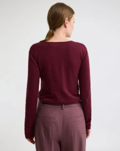 Daria Wrap Front Knitted Top