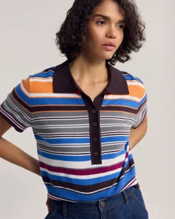 Dina Stripe Polo