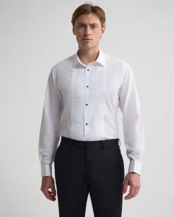 Dinner Shirt With Front Pleats