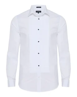Dinner Shirt With Front Pleats