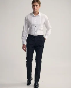 Dinner Shirt With Front Pleats