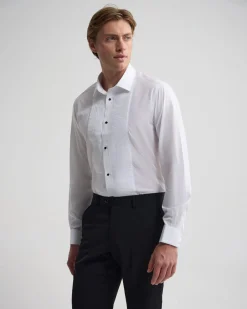 Dinner Shirt With Front Pleats