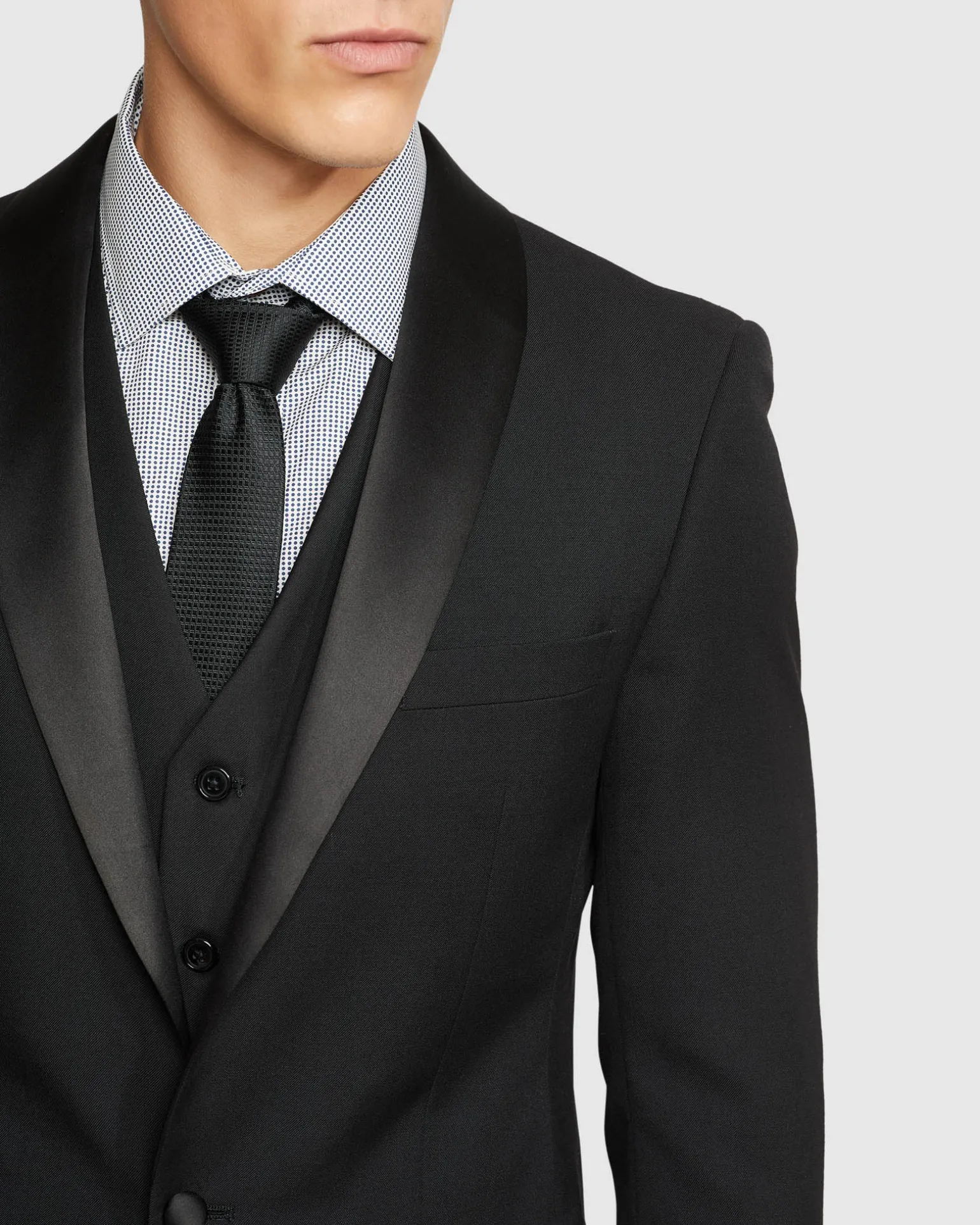 Dinner Suit Jacket With Shawl Neck