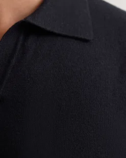 Dominic Open Polo Collar Knit