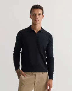 Dominic Open Polo Collar Knit