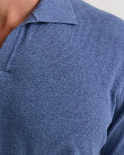 Dominic Open Polo Collar Knit