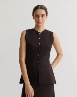 Drew Knitted Long Waistcoat